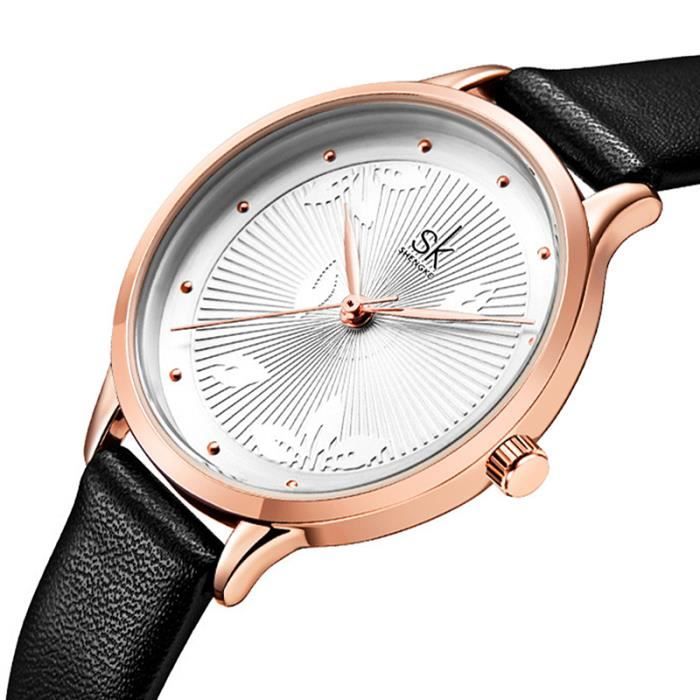 Montre Bracelet Femme Atim Quartz Tout Métal - Bon état - Pile à Changer