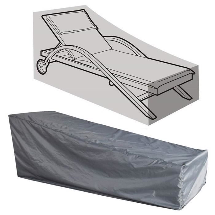 Housse de Chaise Longue, Housse de Protection imperméable transat de