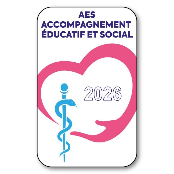 Autocollant Sticker - Vignette Caducée 2026 pour Pare Brise en ...
