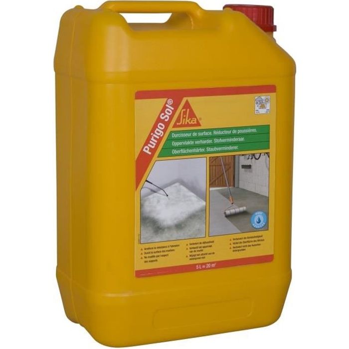 Durcisseur de surface anti-poussière SIKA - Purigo Sol - Incolore - 5L