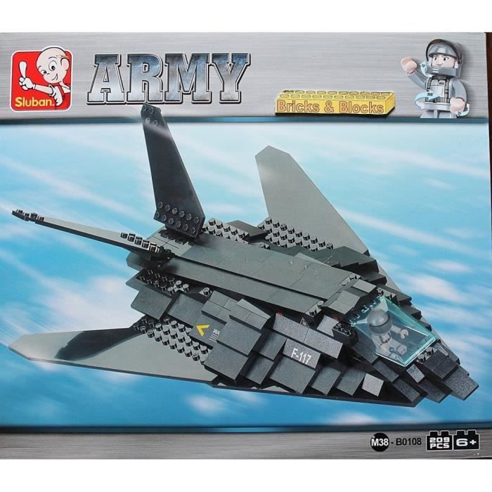 Briques Compatibles Lego Construction Armee Avion Bombardier