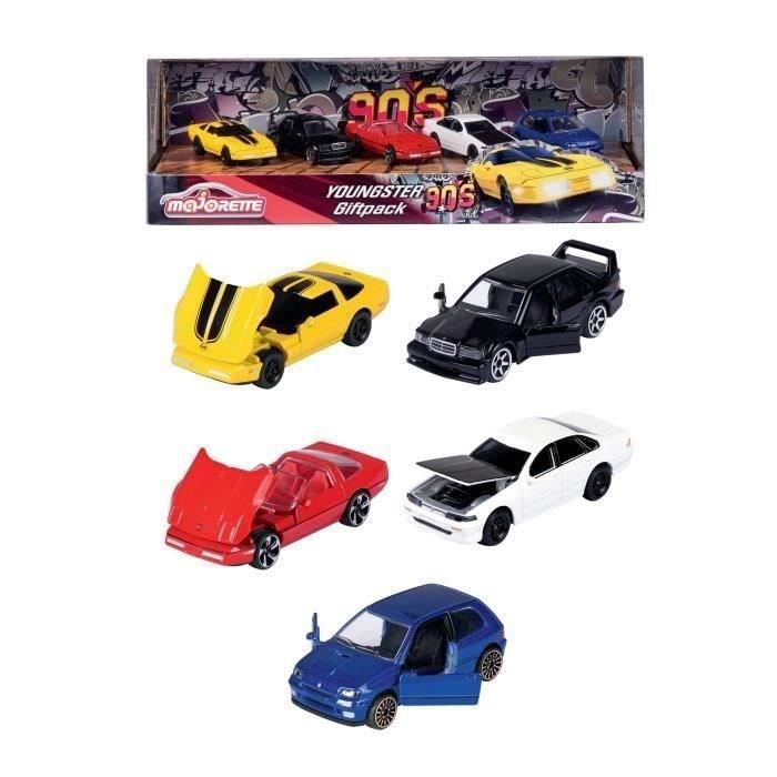 Coffret 5 Voitures Miniatures Majorette Youngster 212052021 – Années 1990, Métal - vue 2