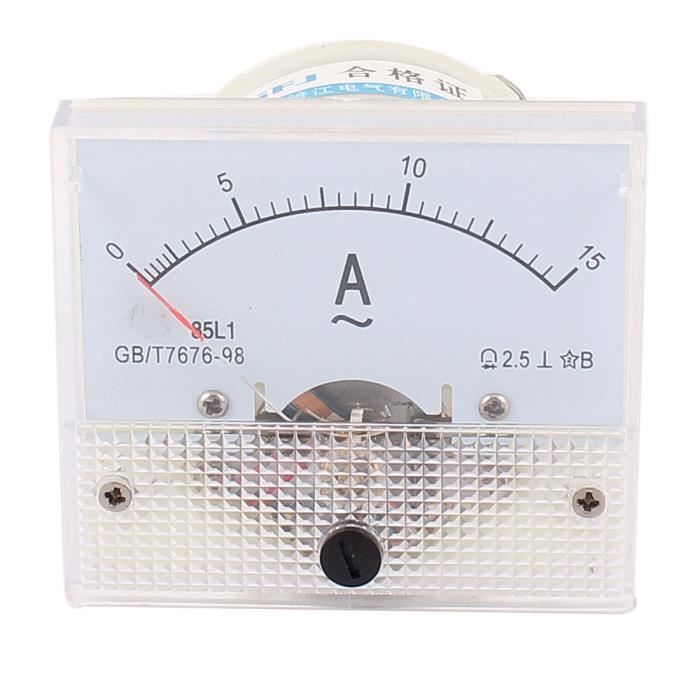 Voltmètre Analogique AC 0-30V - Type 44L1 - Précision 1,5 - Pour Tableau De Bord Ou Installation Fixe - Dimensions Panneau 100x80 Mm