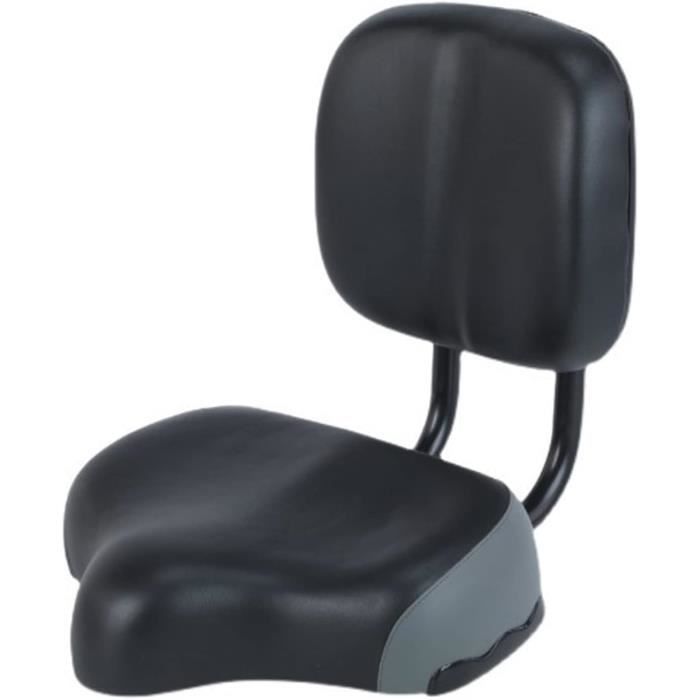 Selle De Vélo Large Avec Dossier - Coussin Confort TBvechi - Pour Trike Ou électrique
