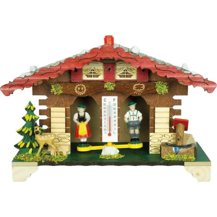 Chalet Météo 10cm de Trenkle Uhren | Cuckoo-Palace
