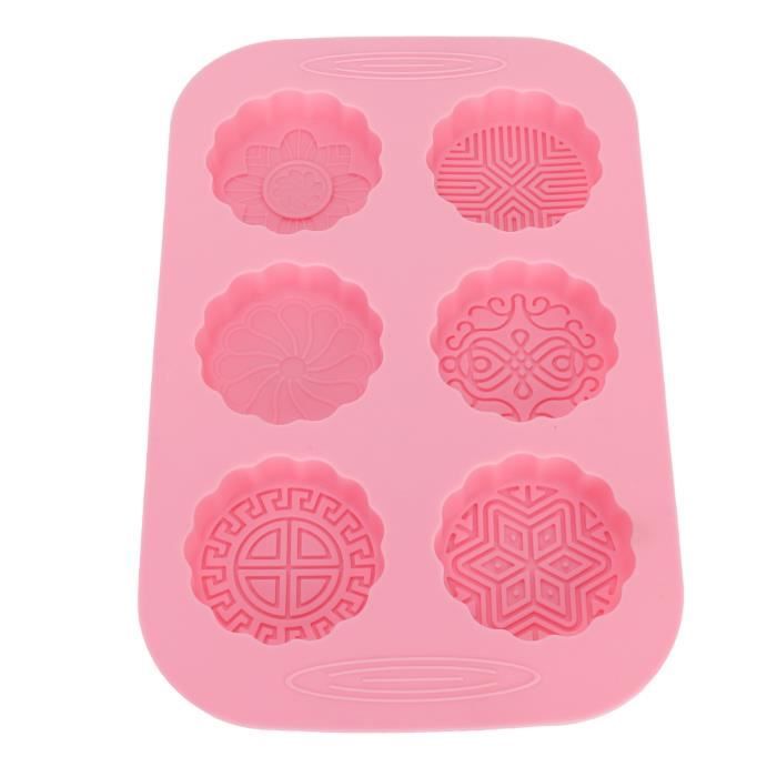 Moule à Gâteau De Lune 6 Modèles | ABS Alimentaire | 14x4.5cm | Pour Pâtisserie, Biscuits, Bonbons