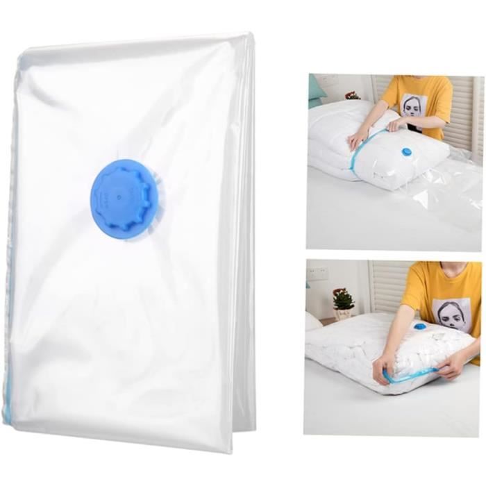 Kit Sacs De Rangement Sous Vide 8 Pièces - 4 Sacs Non-Tissés + 4 Sacs Sous Vide Avec Pompe