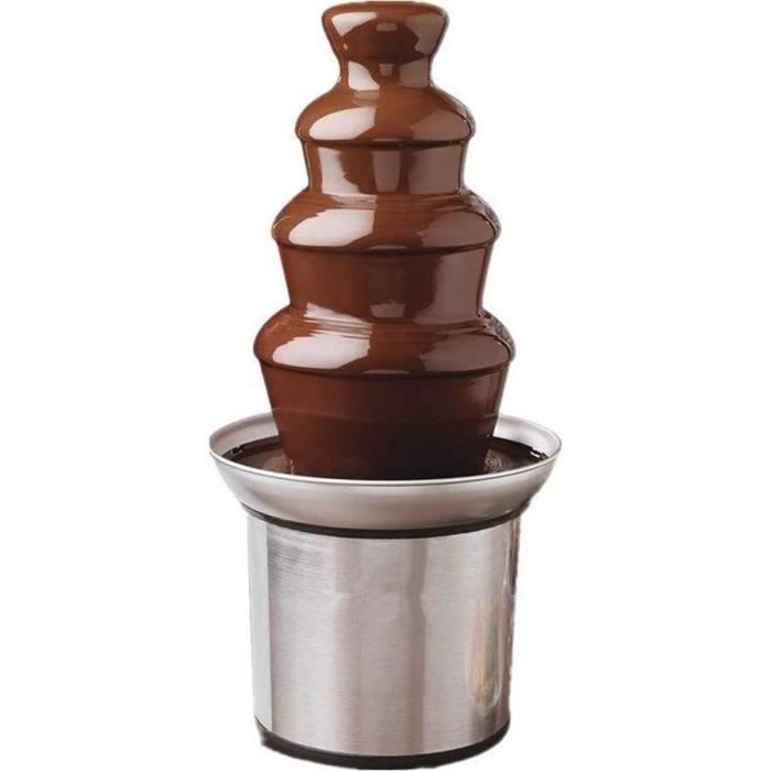 Professionnel Fondue À Chocolat, Fondue Chocolat 4 Étages Pour Accueil Les Cafétérias Mariage