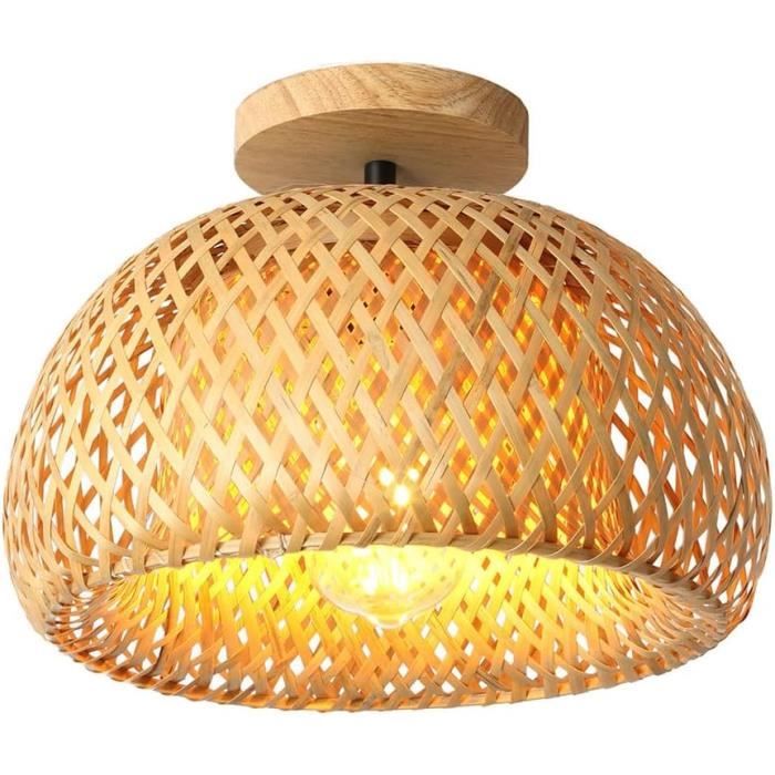 Plafonnier De Style Tiffany Lampe E27 Lampe De Plafond Couloir En Vitrail Avec Abat-Jour Rond Luminaires Eclairage De Plafond Vintage Éclairage Intérieure Extérieure,40cm
