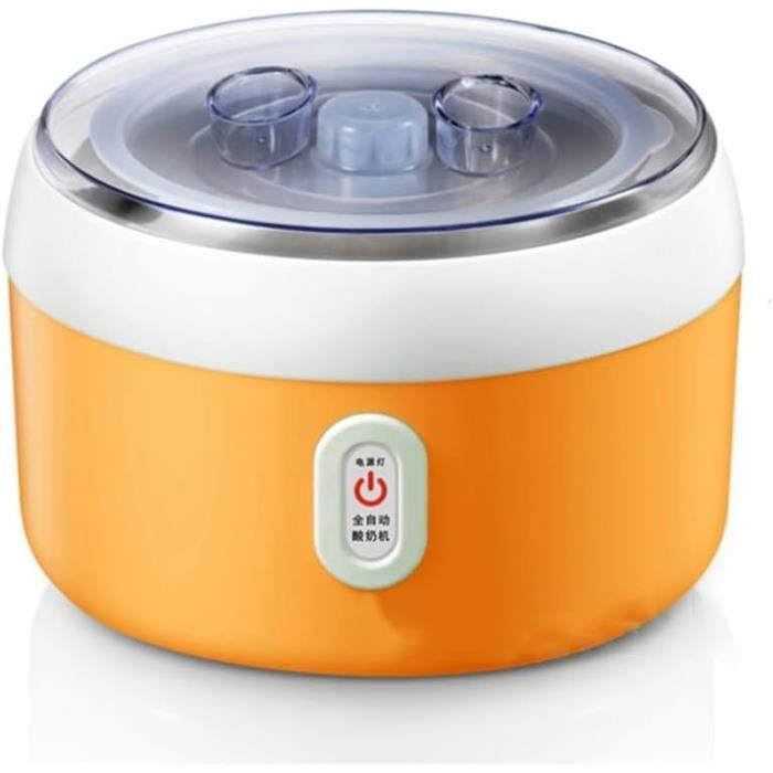Yaourtière Automatique 1600 Ml - Minuterie 36h, écran LED, Contrôle Température - Pour Yaourts, Fromages, Desserts