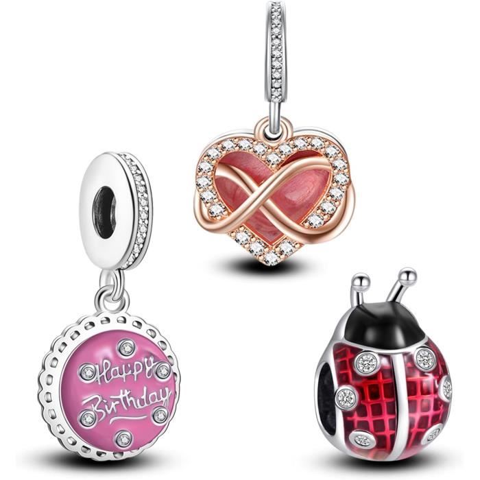 Depesche 11785-023 Charmes Express yourself - Pendentif pour colliers et bracelets, lettre L, plaqué argent, comme petit cadeau