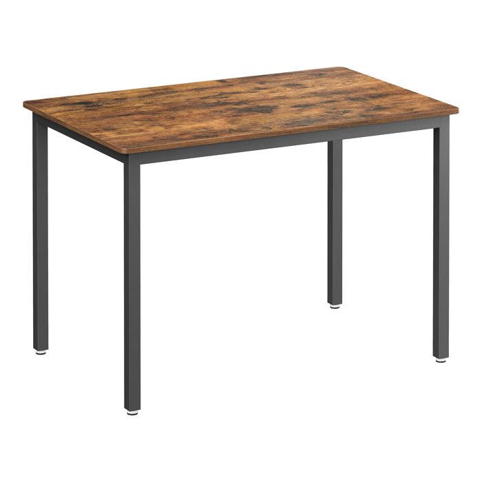 Table de Bar - VASAGLE - Style Industriel - Marron Rustique et Noir