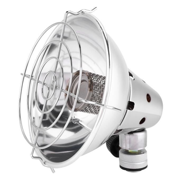 Chauffage Gaz Rsonic 1,3 KW – Compact, Brûleur Céramique, Pour Camping, Pêche Ou Jardin (lot Avec Cartouches)
