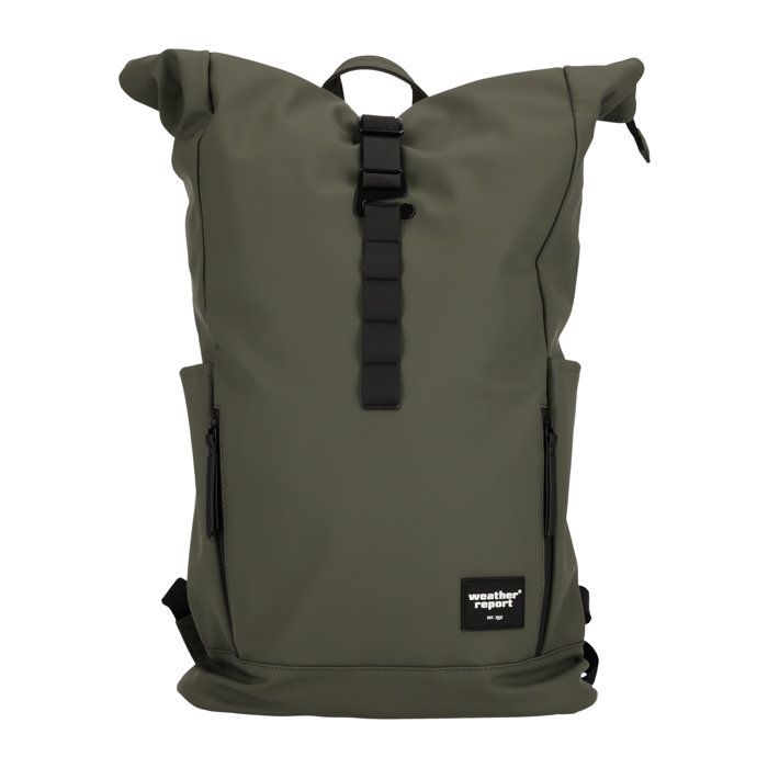 Sac à dos - WEATHER REPORT - Bronze - Roll top - 100% PU - Kaki