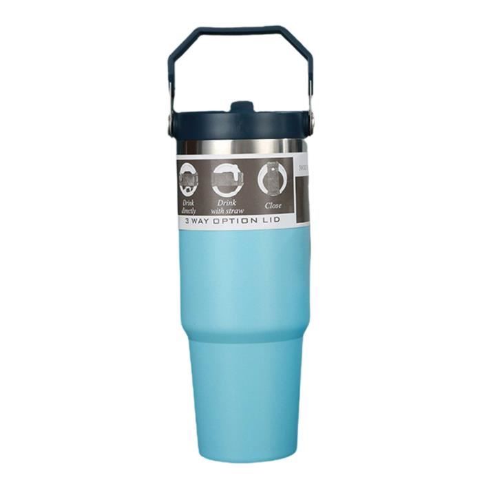 HydroJug Tumbler 40 Oz - Couleur Crème - Acier Inoxydable - Isotherme Avec Paille Et Couvercle - Neuf