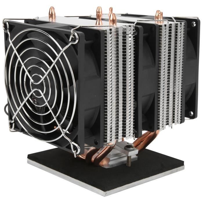 Refroidisseur Air/Eau 288W Semi-conducteur - Avec 4 Ventilateurs - Pour Aquarium, Piscine, Équipements DIY