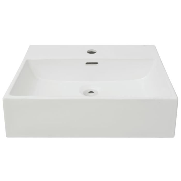 Lavabo VidaXL Lavabo 45,5x32x13 Cm Céramique Blanc