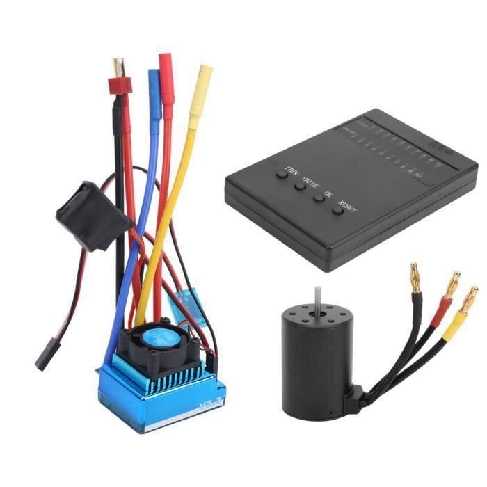 EJ.life Jeu De Moteurs Sans Balais Pour Voiture 1/10 RC 3650 4500KV