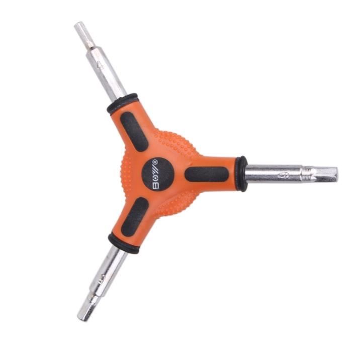 Clé Allen à Bille (balle) 3/32" - Tige De 120mm, Couleur Violette - Marque Integy