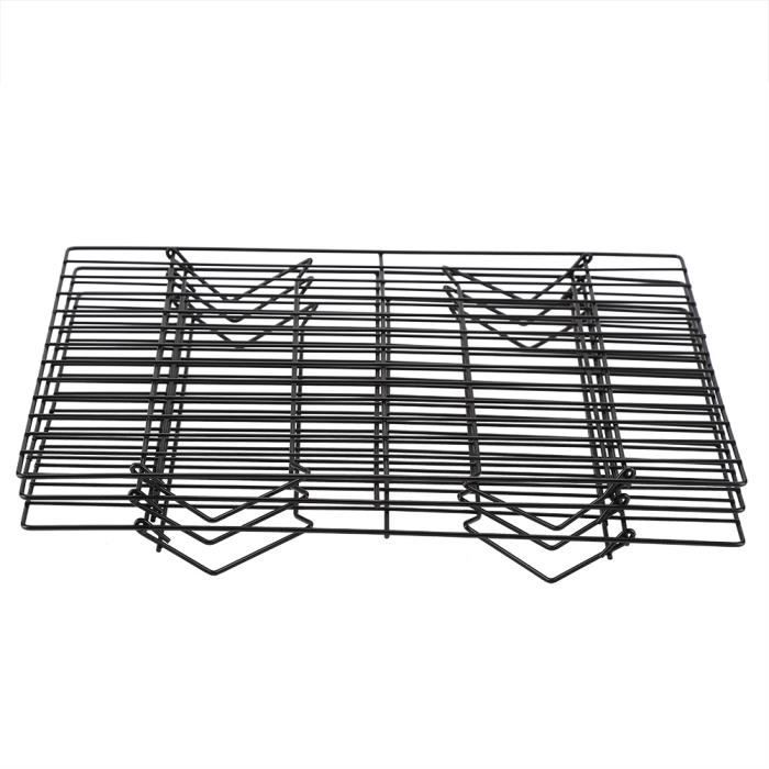 MagiDeal Grille De Refroidissement Double Couche 40 X 60 Cm – Grille Cuisson & Refroidissement Gâteaux – Acier Robuste