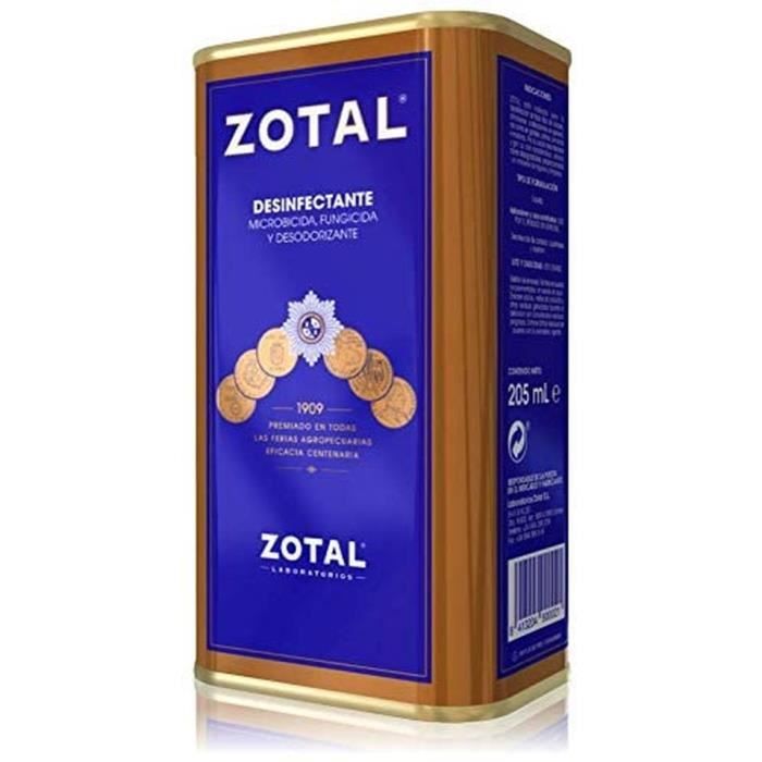 Comparer les prix de Zotal Désinfectant, Fongicide Et Désodorisant 205ml.