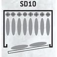 Armoire forte  Sentinel SD10 / 10 armes Bronze-1
