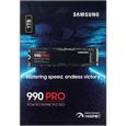 SAMSUNG 990 Pro - Disque Dur SSD - 1 To - PCIeGen4.0 x4 - NVMe2.0 - M.2 2280-1
