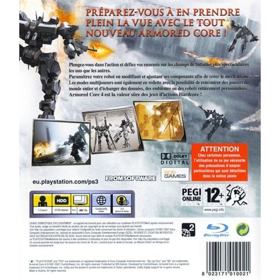 armored core 4 ps3