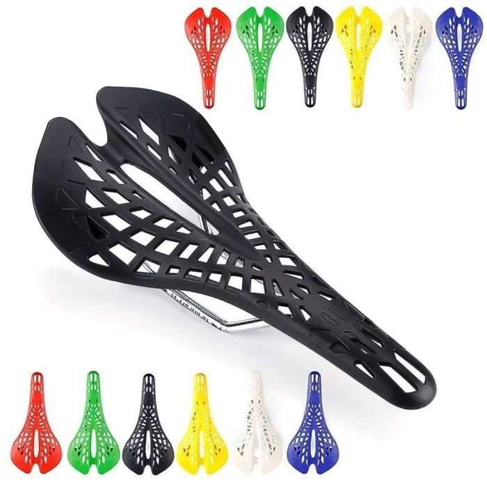 Bleu Selle en plastique ultra l g re pour vtt si ge de cyclisme