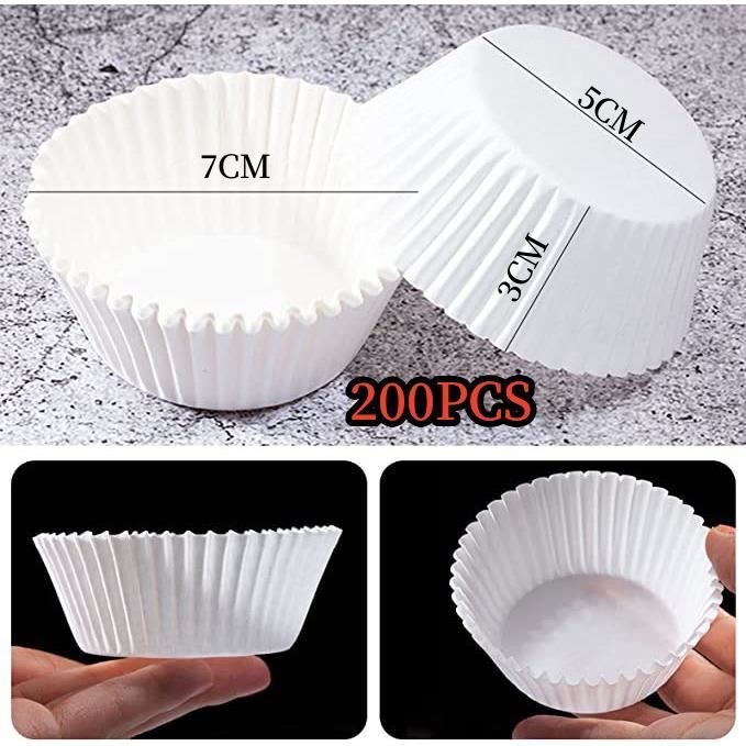 Lot De 250 Caissettes En Papier Sulfurisé Vert Pour Cupcakes - Boîte De Rangement Pratique, Base 51 Lot De 250 Caissettes En Papier Sulfurisé Vert Pour Cupcakes - Boîte De Rangement Pratique, Base 51