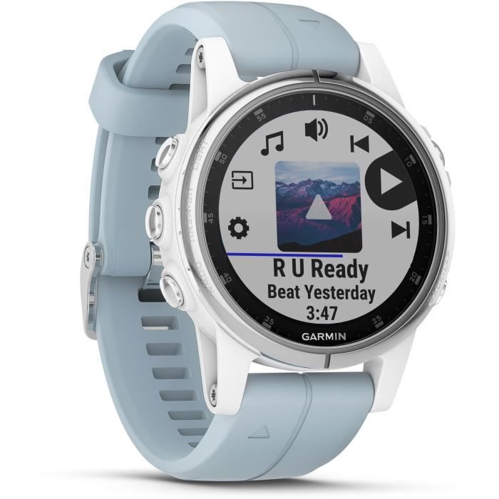 GARMIN Forerunner 245 Music Blanche avec Bracelet Blanc