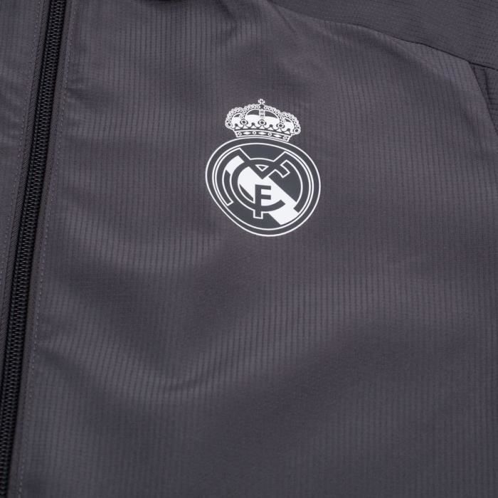 Veste Surv tement Real Madrid Junior 2020 2021 Grise. FQ7853. Gris