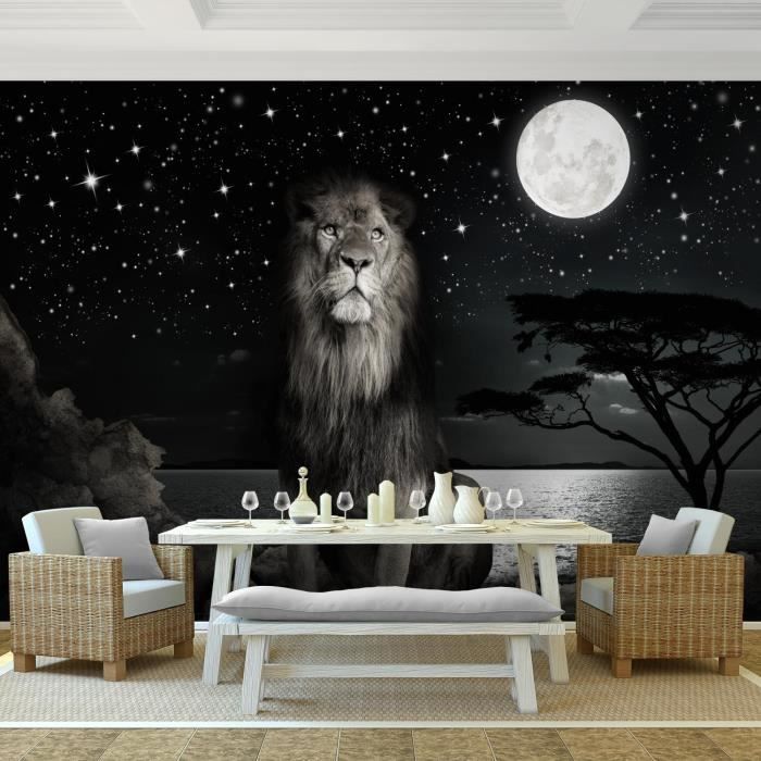 Runa Art Papier Peint Intissé Tapisserie La Mer La Nuit 308x220 Cm - 7