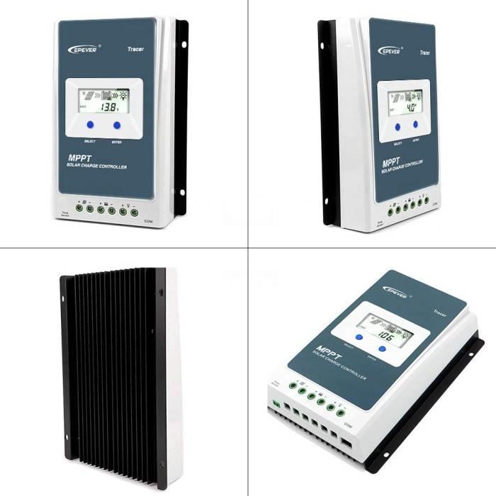 Régulateur De Charge Solaire AlltoSolar MPPT 20A 12V – Off-Grid – Noir