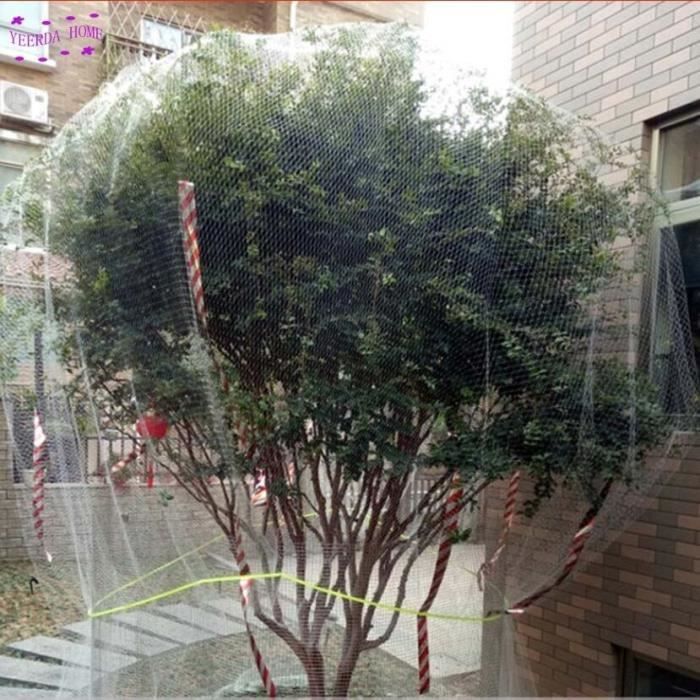CH15163-Filet Anti oiseau en Nylon Transparent. grille pour ferme jardin.  balcon. arbre à fruits. protection de sécurité des cultu - Cdiscount Jardin