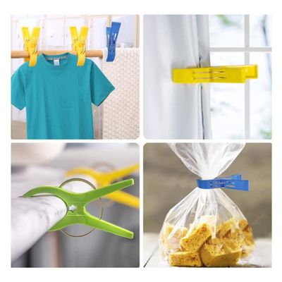 6Pcs Pince A Linge Exterieur, Grosse Pince À Linge, Pince À Serviette