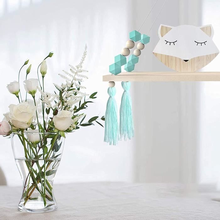 Étagère D'angle Murale Faite à La Main Avec 5 étagères, Unité De Rangement En Bois, étagère Pour Cuisine, Chambre à Coucher, Salon, Bureau. - France