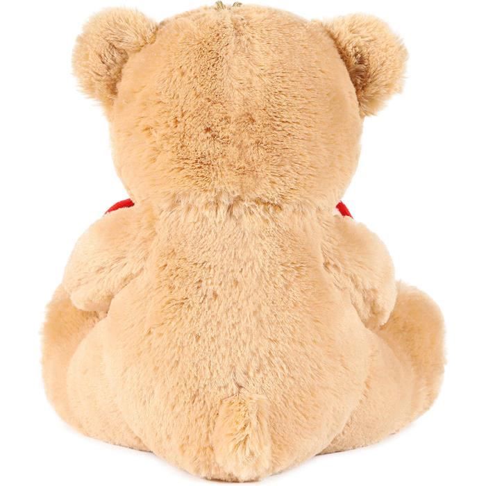 BRUBAKER ours en peluche géant XXL 100 cm et coeur avec