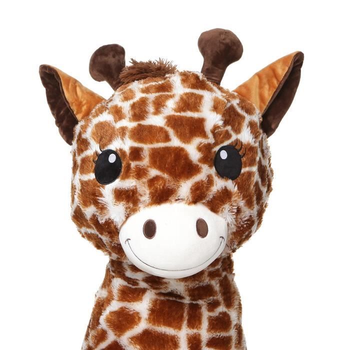 Peluche Girafe géante assise - 102 cm - Cdiscount Jeux - Jouets