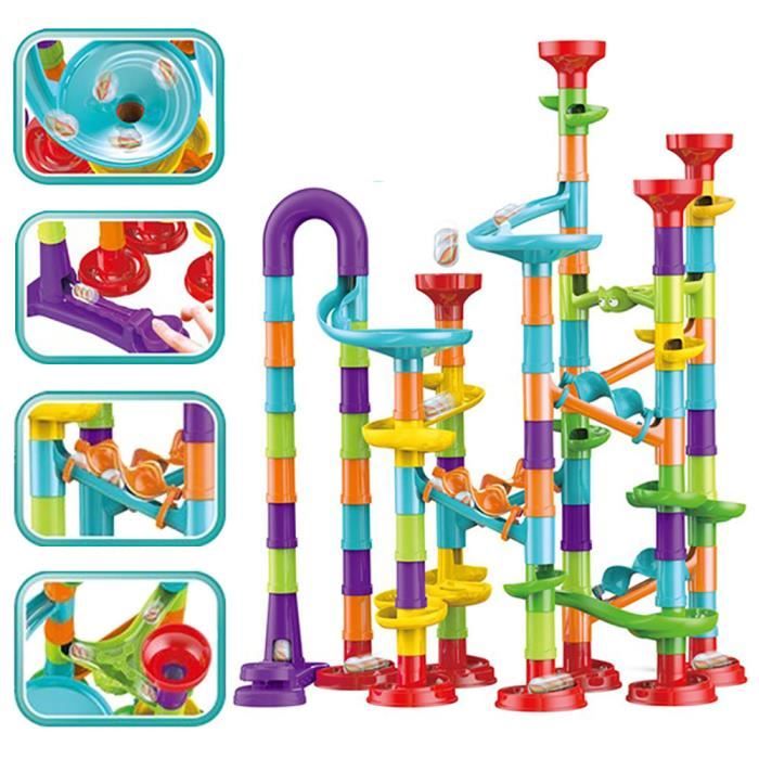 Circuit billes 80 pièces Zig Zag Educatif : King Jouet France, Constructions magnétiques, billes Zig Zag Educatif