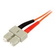 STARTECH Câble patch à fibre optique duplex 50/125 multimode 2 m LC - SC-3