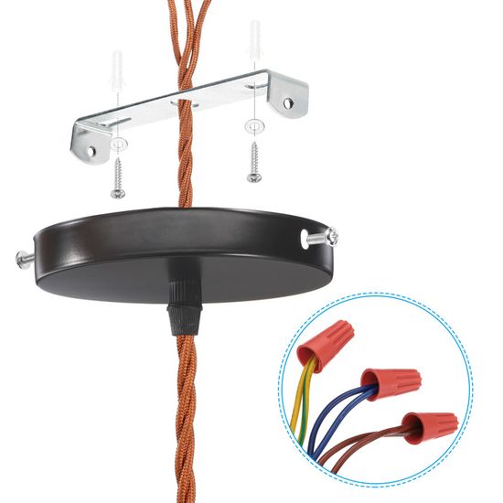 Plaque De Suspendre Plafonnier, 105X18X16Mm 115X18X17Mm Éclairage Luminaire Montage Support Pour