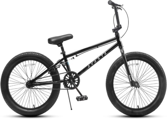 Vélo BMX Freestyle AVASTA Pour Enfants 5-8 Ans - Cadre Acier 18 Pouces, Freins Aluminium