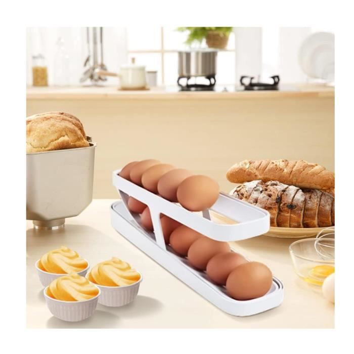 Boîte De Stockage Oeufs - Plateau Réfrigérateur Transparent Plastique - Neuf