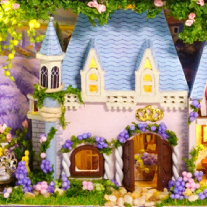 Fort Building Box Book Nook - Kit DIY à construire Maquette 3D Serre Livre - Lavande Box ...