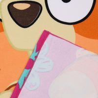Serviette De Plage Bluey Bingo Pour Enfants - 70x140 Cm - Cadeau Officiel 100% Coton
