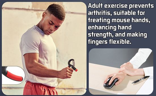 Hand Grip Pour Musculation Avant Bras Et Musculation Main, Réglable De