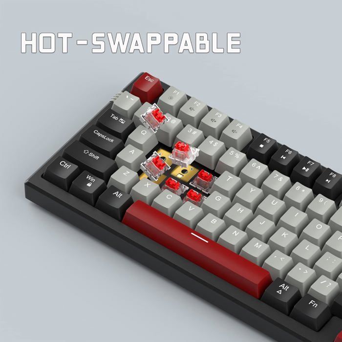 Clavier Mécanique Compact Rétroéclairé Pour Gaming Mobile - Portable, Ergonomique, Compatible PC/tablette/smartphone - 11