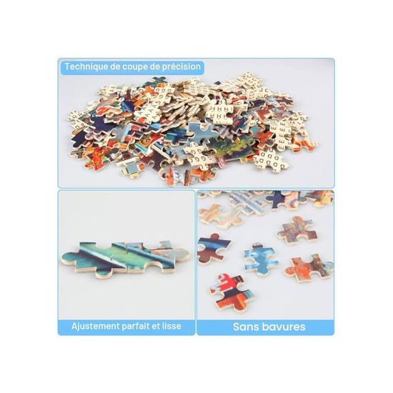 Puzzle 1000 Pièces – La Nuit étoilée De Van Gogh – 70x50 Cm – Affiche 1:1 Incluse