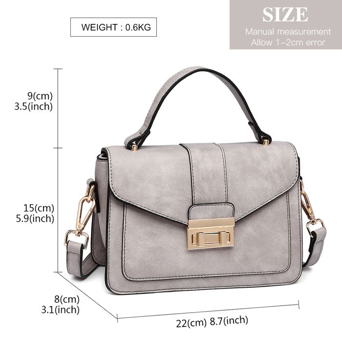 Sac Bandoulière Femme Miss Lulu - Simili-cuir PU, Style Ethnique, Bandoulière Réglable